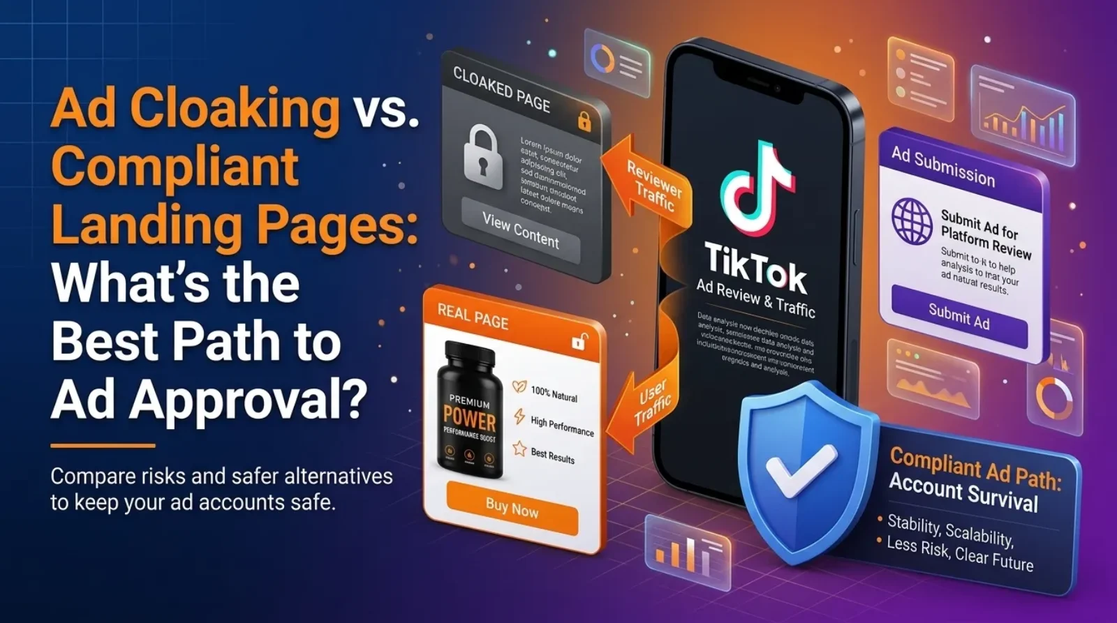 Ad Cloaking vs Compliant land page